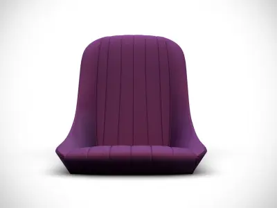 Seat v5 Low-poly 3D model