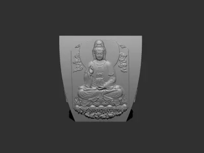 Planter Pot with drainage 3D print model 3D print model