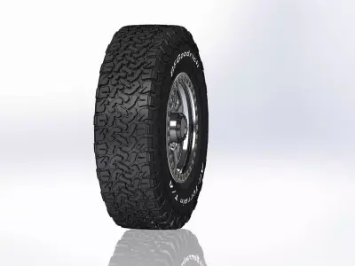 Wheel Raceline RT260M Avenger 17inch for scale model 3D print model