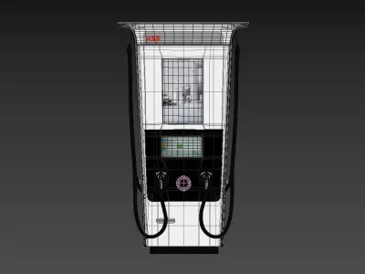 ABB Terra 360 Hypercharger EV Charging Station 3D model