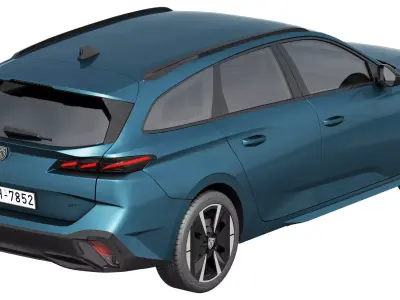 Peugeot 308 SW 2026 3D model