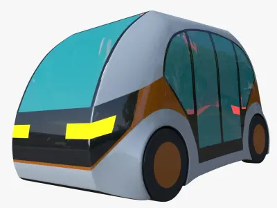 Future car II 3D model