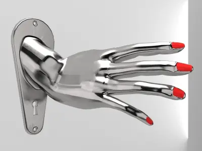 Hand Door 3D print model