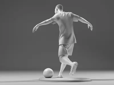 Footballer 05 FootStrike 07 Stl 3D print model