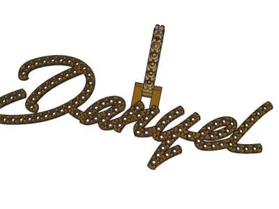 Name Plate  3D print model