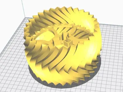 Tire for 8mm axes 3D print model