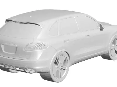 Cars - Porsche Cayenne 3D print model