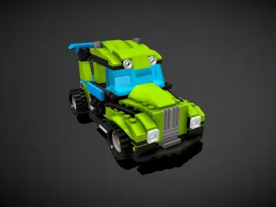 Lego Rocket Rally Truck 3D model
