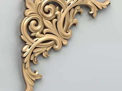 Corner decor 016 3D model