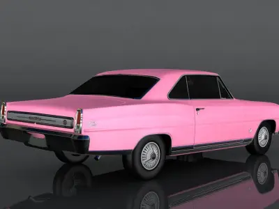 Chevrolet Nova SS Low-poly 3D model