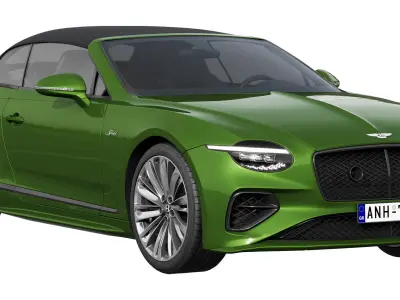 Bentley Continental GTC Speed 2025 3D model