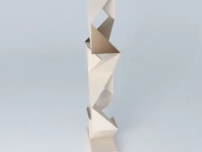 Abstract Geometric sculpture Free 3D model
