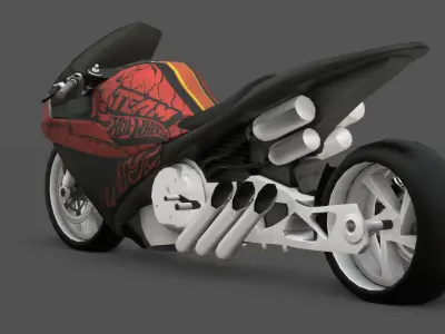 Canyon Carver  Concept Motorcycle 3D Model Low-poly 3D model