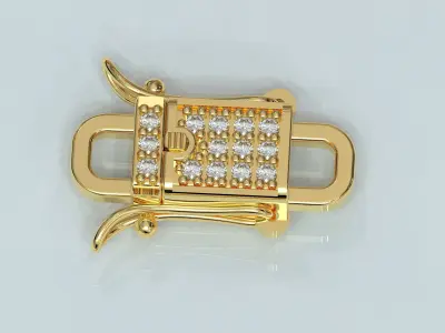 Open Box Clasp 3D print model