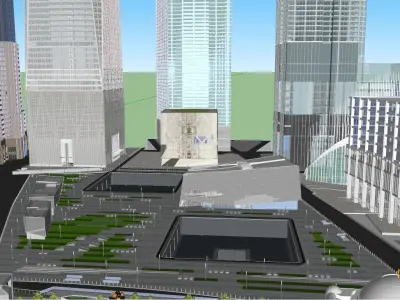 One World Trade Center Area 3D model