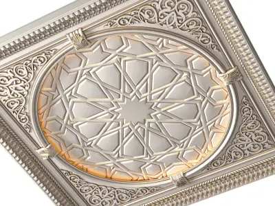 Arabic  Oriental  Classic Ceiling 3D model