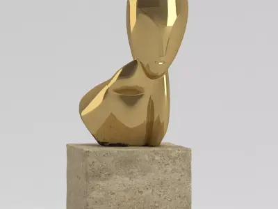 Constantin Brancusi Sculpture 3D model