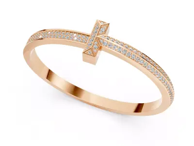 Tiffany T Bangle Wide 3D print model