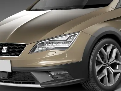 Seat Leon X-Perience 2015 3D model