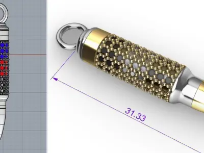 Bala colgante   3D print model