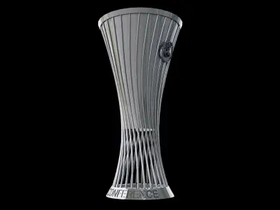 Conference League Cup Free low-poly 3D model
