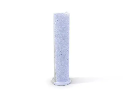 Intricate Silver Cylinder model pack Low-poly 3D model