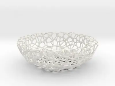 Bowl - Voronoi-Style No I 3D print model