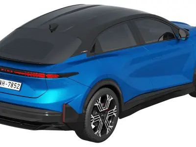 Alpine A390 GTS 2026 3D model