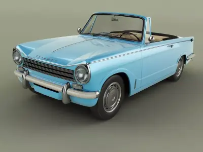 Triumph Herald 13 60 Convertible 3D model