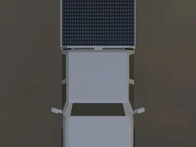 Low Poly Landcruiser 3D model