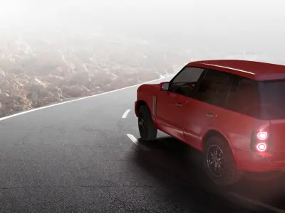 Range Rover Vogue Low-poly 3D model