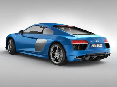 Audi R8 V10 Coupe 2016 3D model