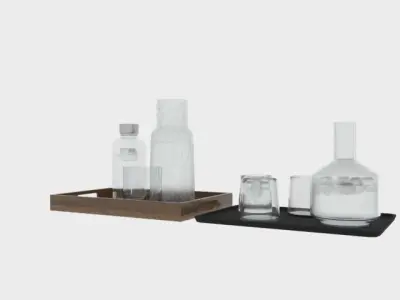 The dishes for kitchen 3D model