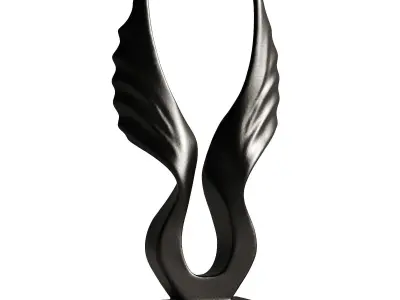 Decorative Abstract Sculpture 04 3D model