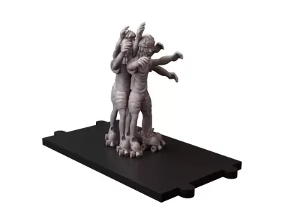 Ex Skating Club TUSSLE FOR VICTORY 3D print model