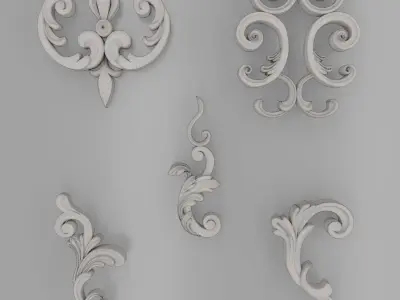 Trim Ornament 103 3D model