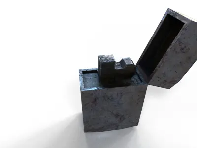 Old Lighter Low-poly 3D model