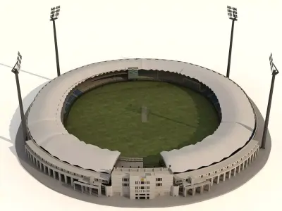 National Cricket Stadium 3D model