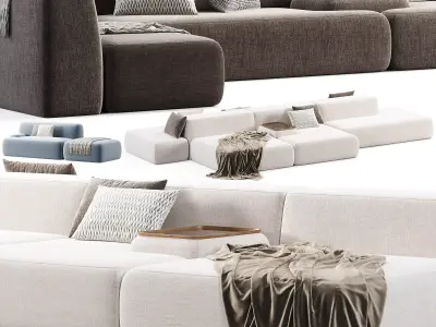 Lema Colud Sectional Sofa 3D model