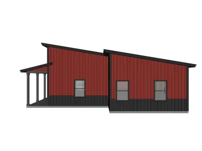 Barndominium House 34 -Archimple LLC 3D model
