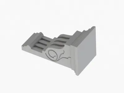 Scroll Corbel 47 - 3D Printable 3D model