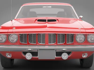 Generic old car 01 3D model