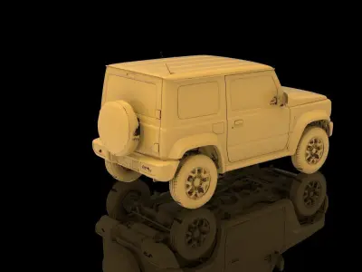 Suzuki JIMNY Native Exterior 3D Scan 2020 3D model