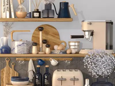 Kitchen Accessories-09 3D model