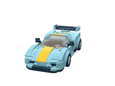 MocBricks3D - Porsche-918 RSR 3D print model