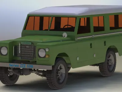 La serie Land Rover 1948-1985 3D print model