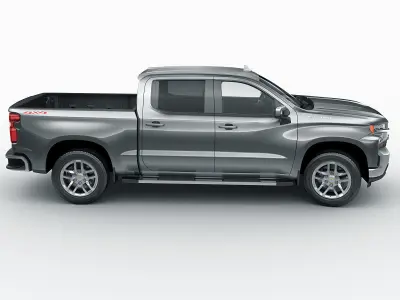 Silverado LT and High Country 2019 3D model