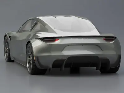 Tesla Roadster 2020 3D model