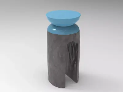 Kuop Side Table Low-poly 3D model