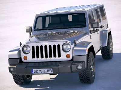 Jeep Wrangler Golden Eagle 2017 3D model